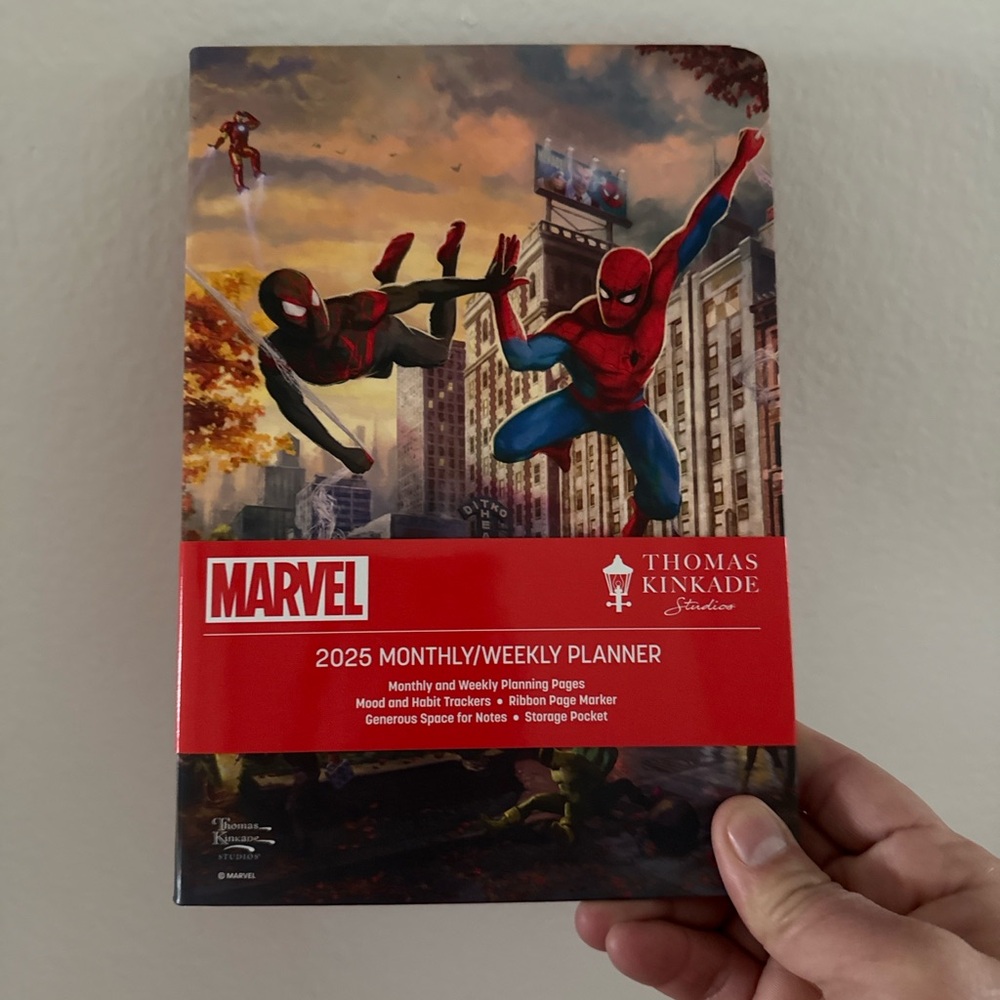 Spiderman Marvel 2025 Monthly/Weekly Planner